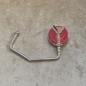 Martini glass purse holder